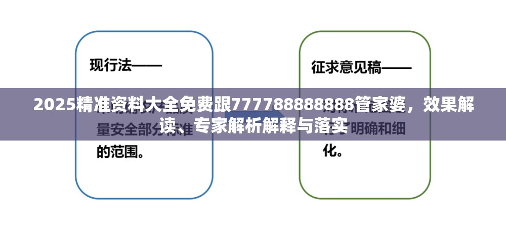 2025精准资料大全免费跟777788888888管家婆，效果解读、专家解析解释与落实