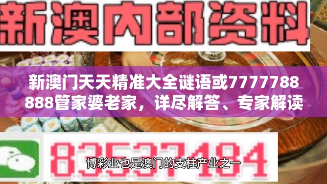 新澳门天天精准大全谜语或7777788888管家婆老家，详尽解答、专家解读解释与落实?小心虚假的陷阱